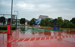 上海松江职校篮球场